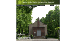 Desktop Screenshot of friedhof-koepenick.de